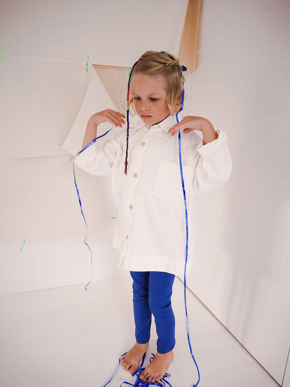 white shirt with collar from flannel