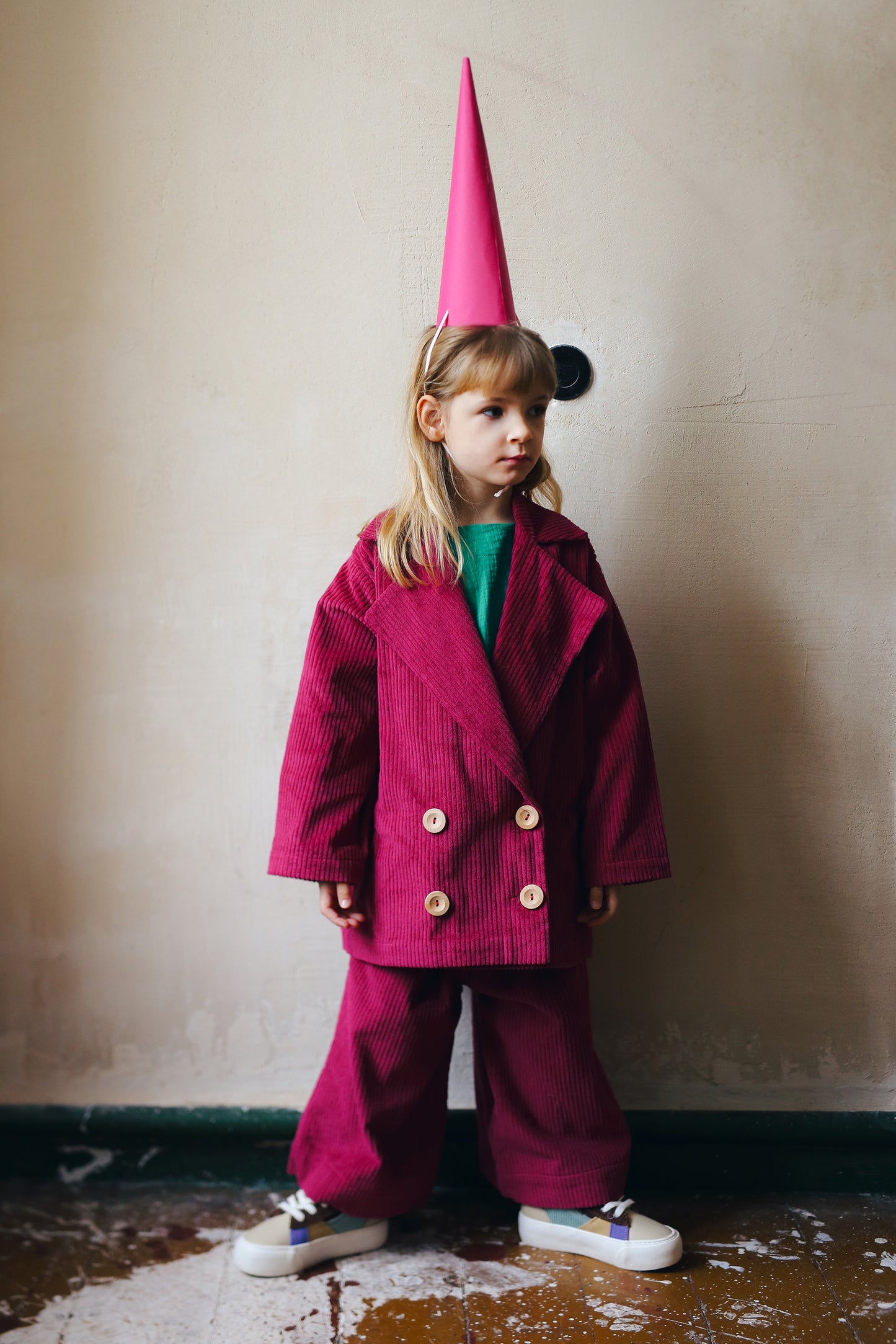 raspberry culottes from corduroy