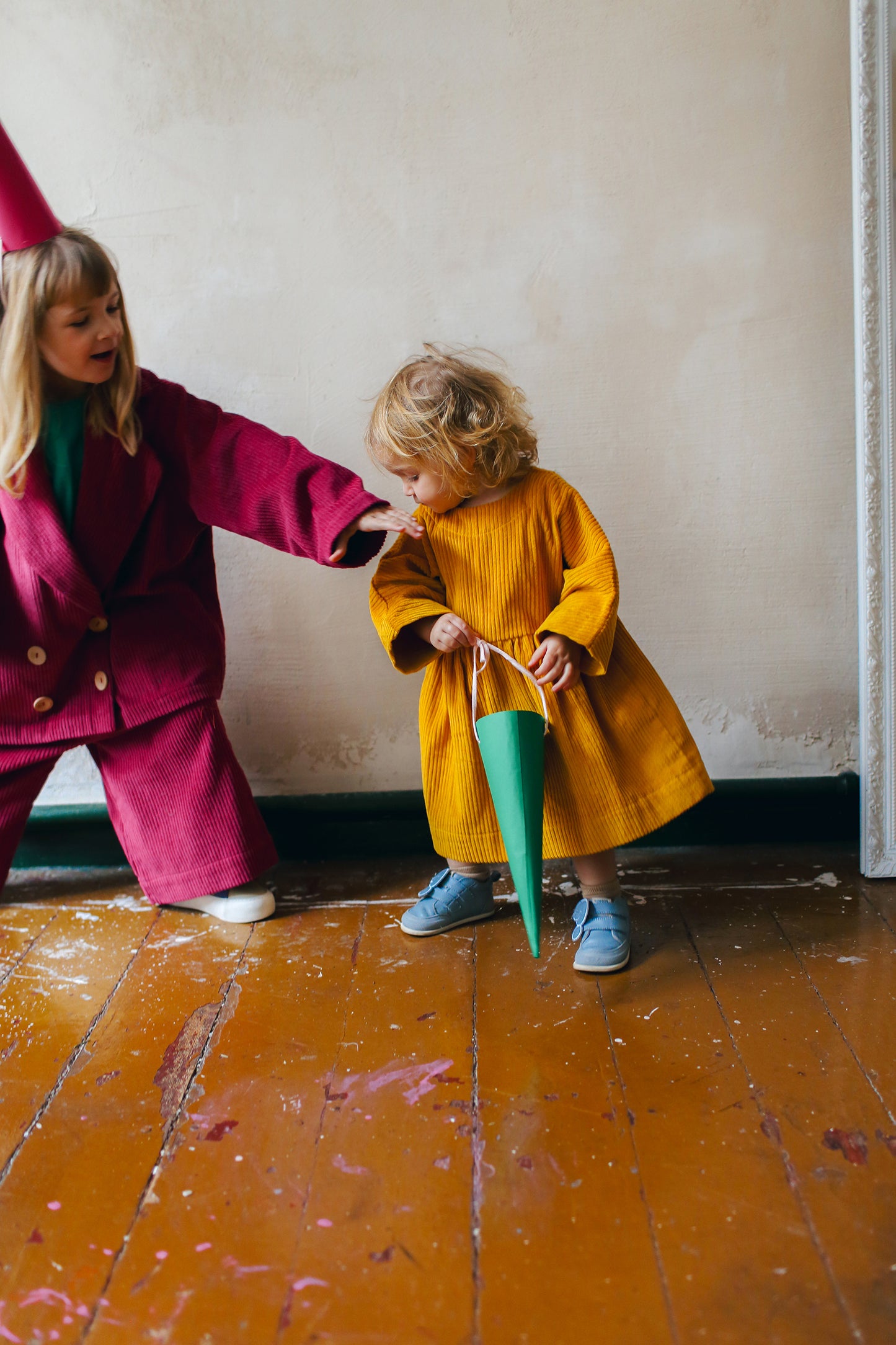 raspberry culottes from corduroy