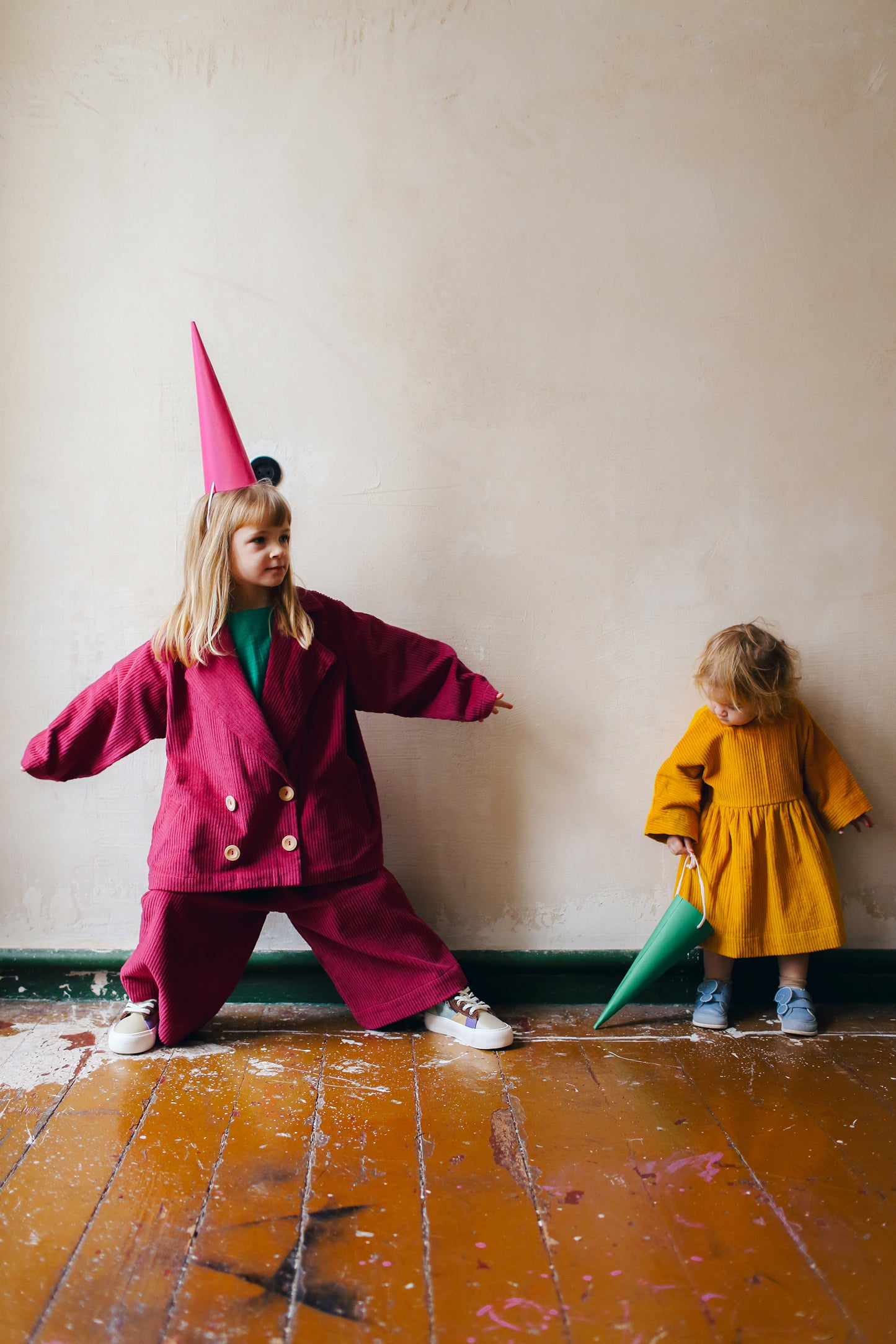 raspberry culottes from corduroy