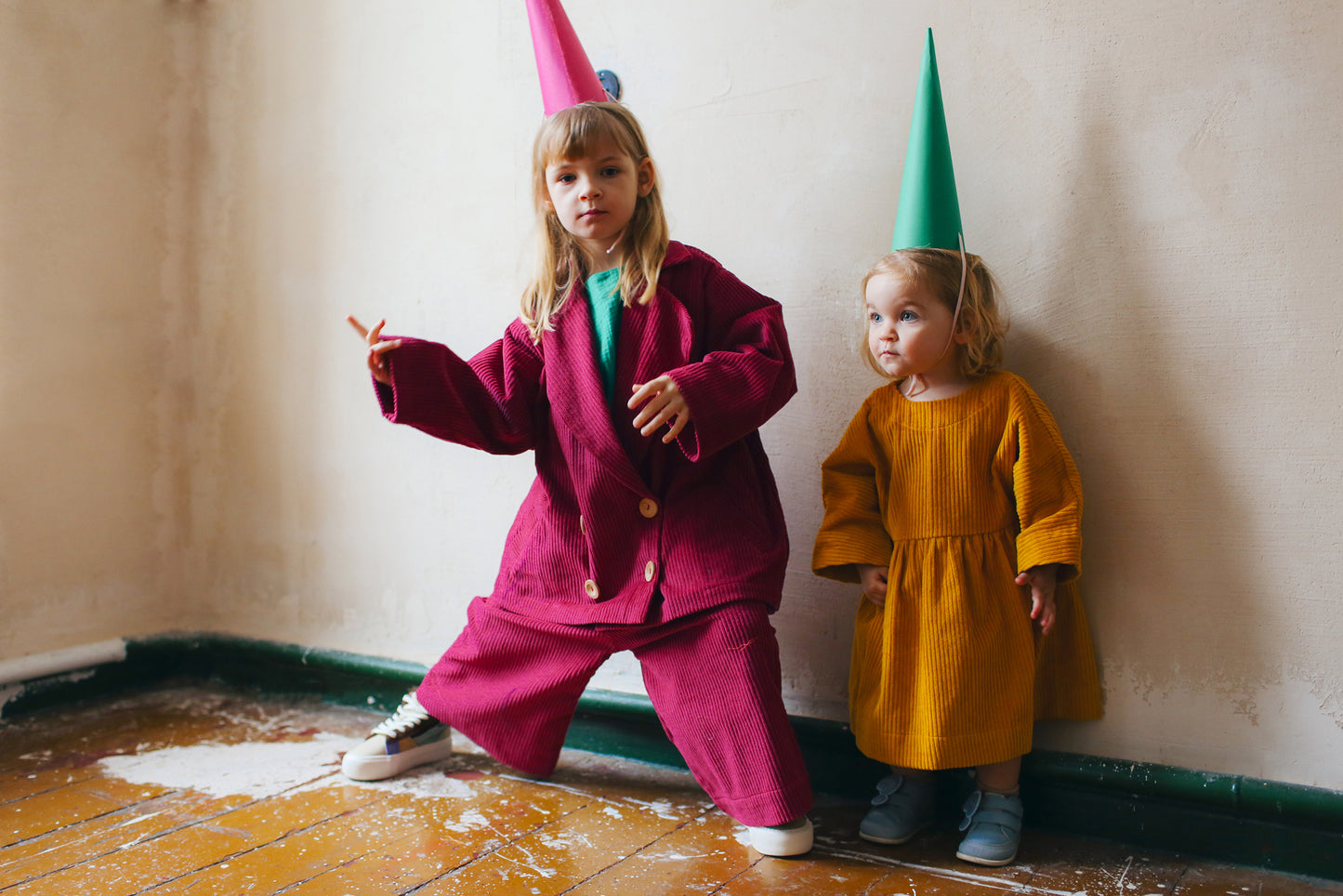 raspberry culottes from corduroy
