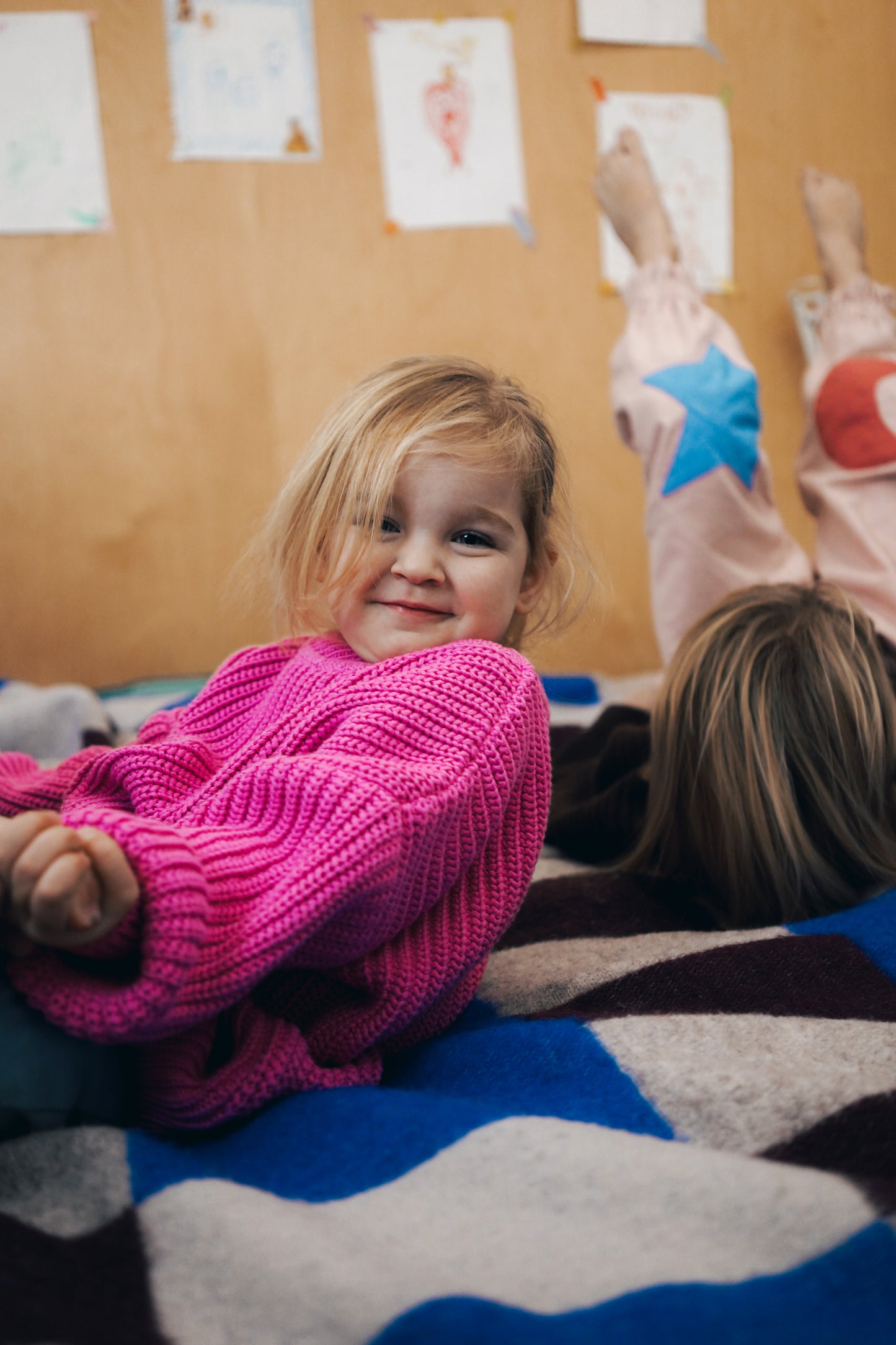 beige chunky sweater