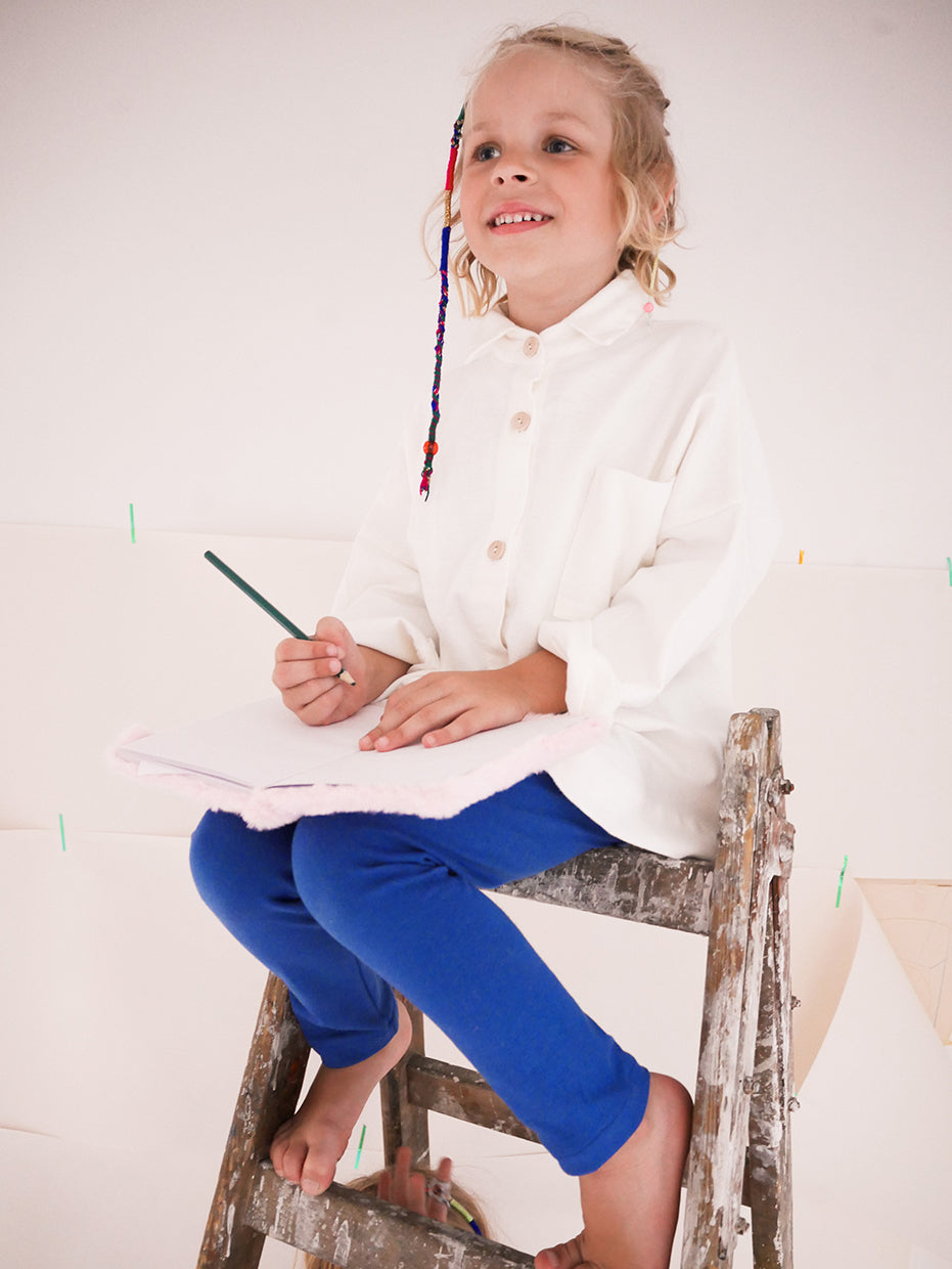 white shirt with collar from flannel