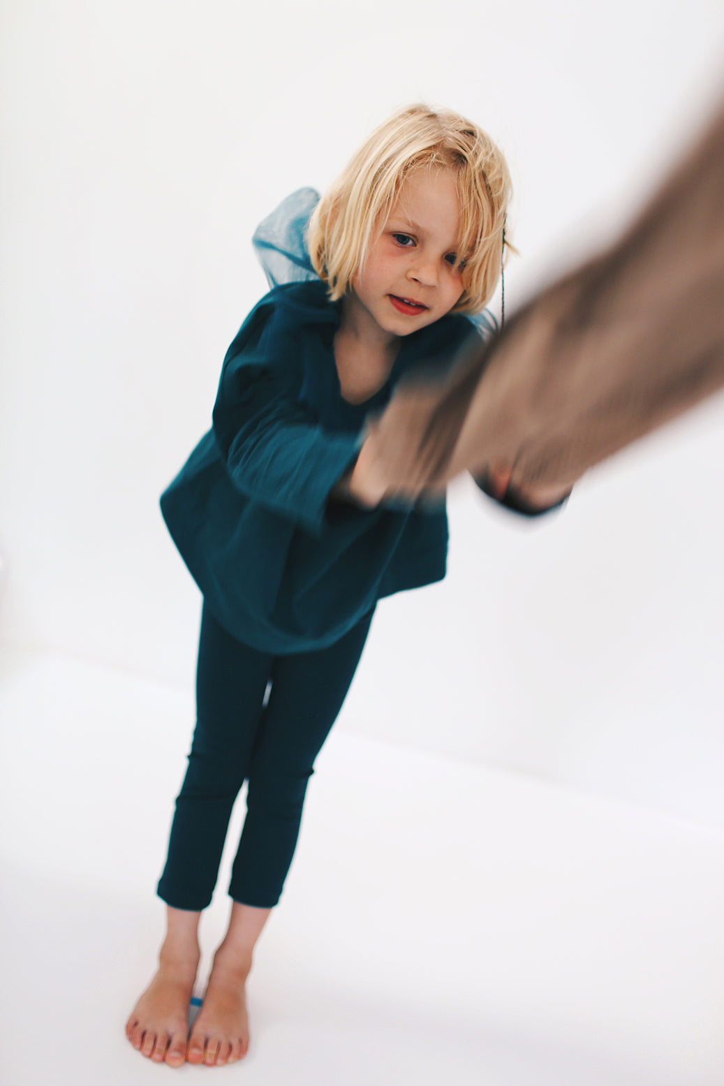 legginsy ciemnoróżowe