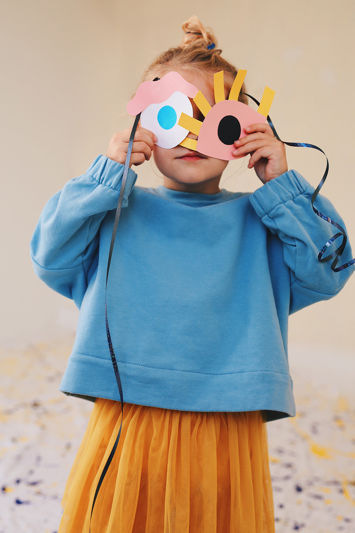 żółta tiulowa spódniczka