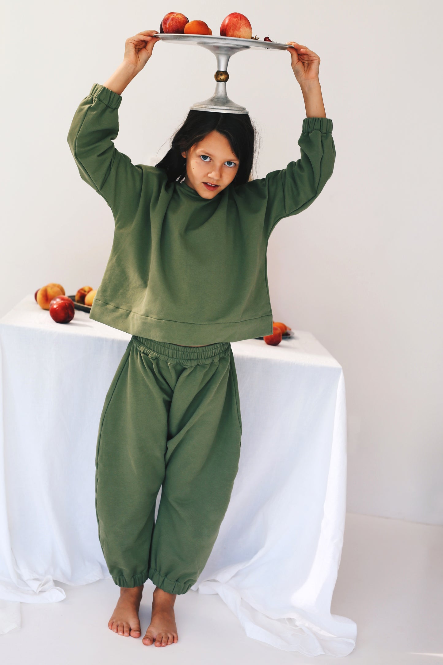 zielone spodnie dresowe