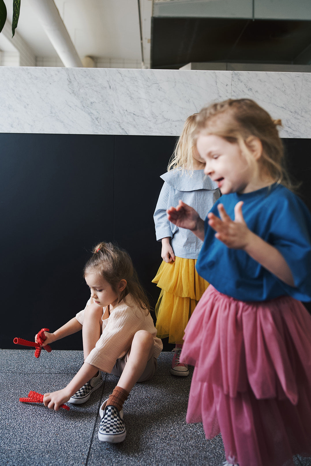 różowa tiulowa spódniczka