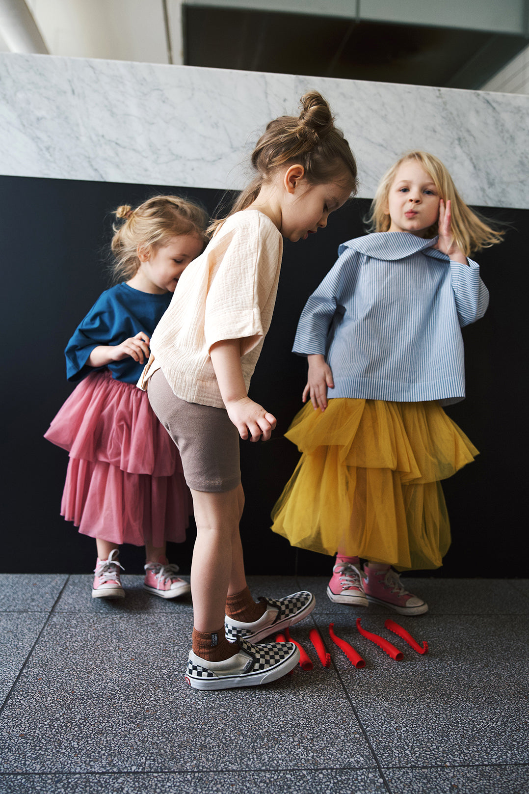 różowa tiulowa spódniczka