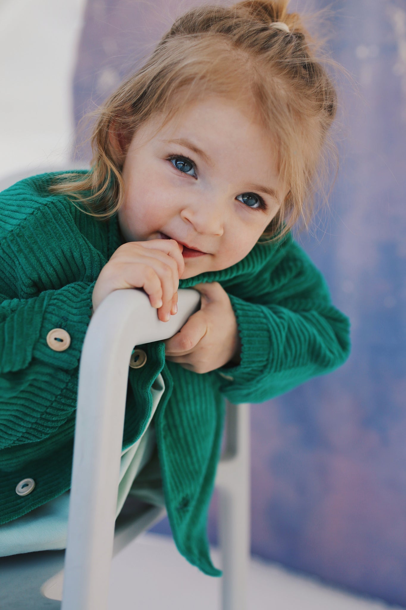 zielona sztruksowa kurteczka