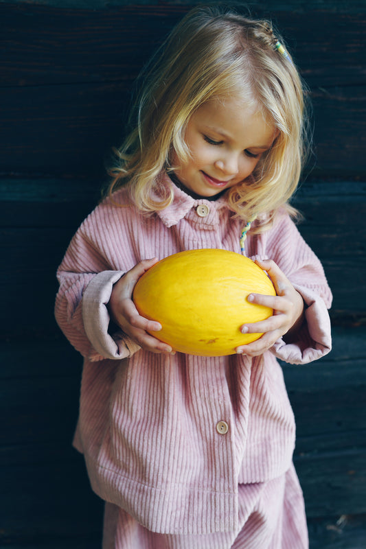 pink shirt from corduroy with collar