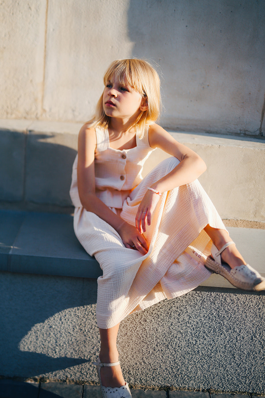 midi skirt from poplin