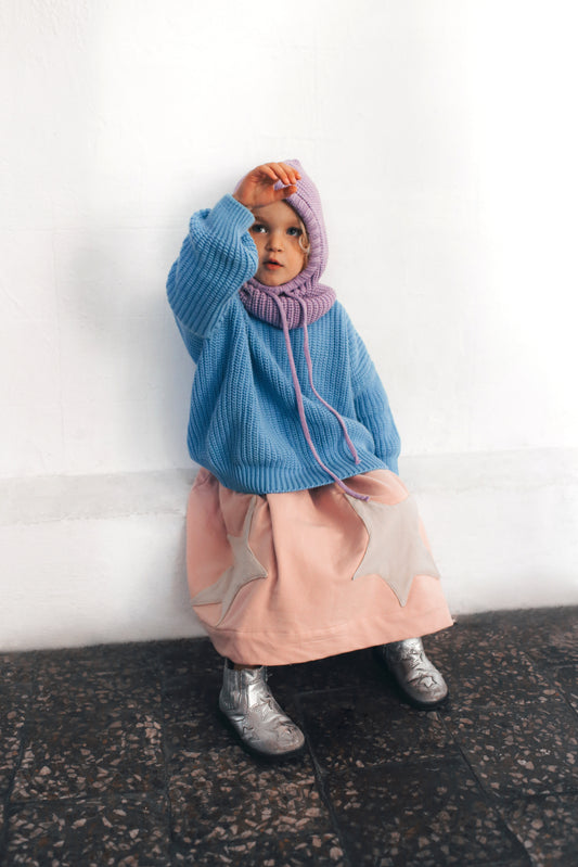 beige chunky sweater
