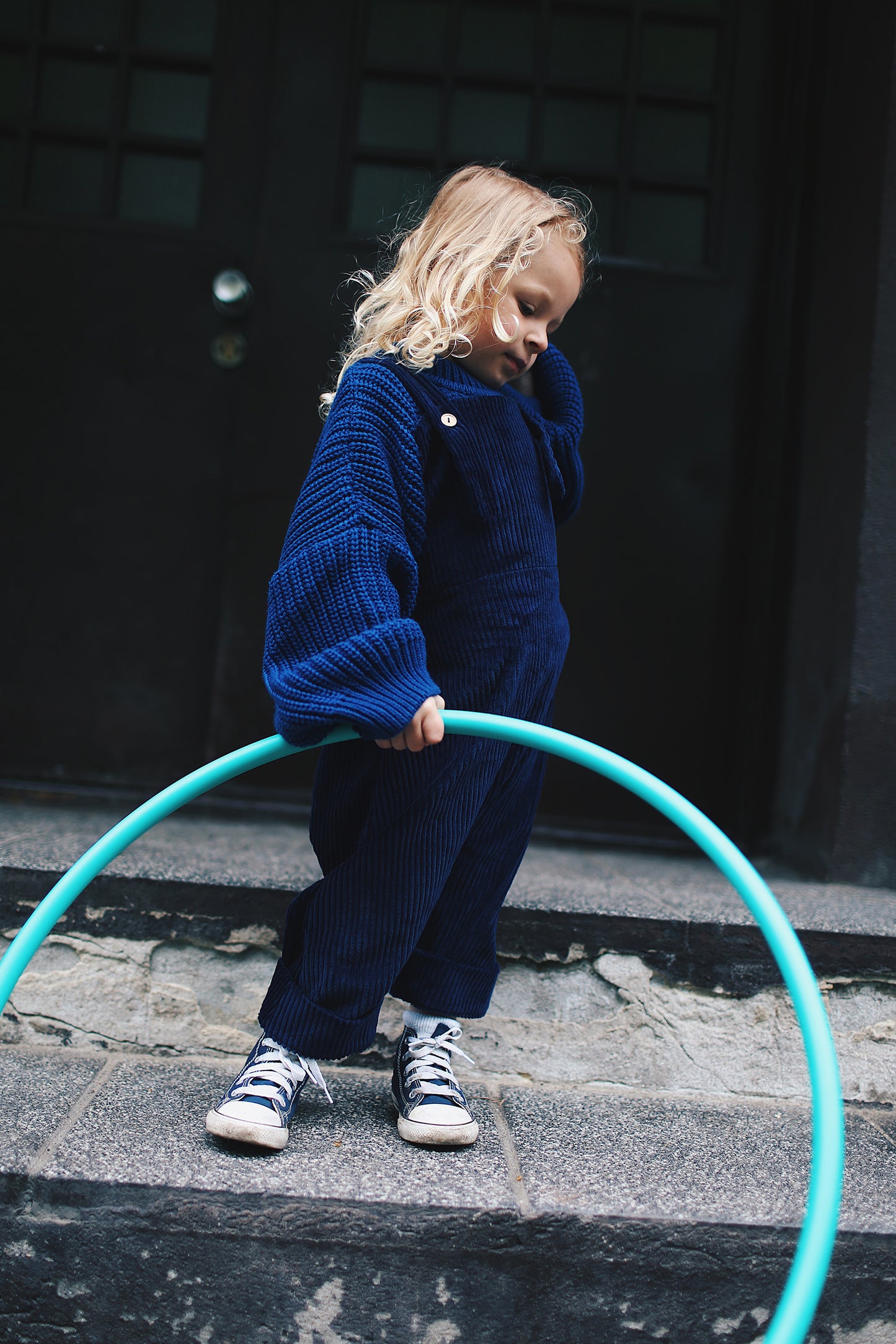 navy dungarees