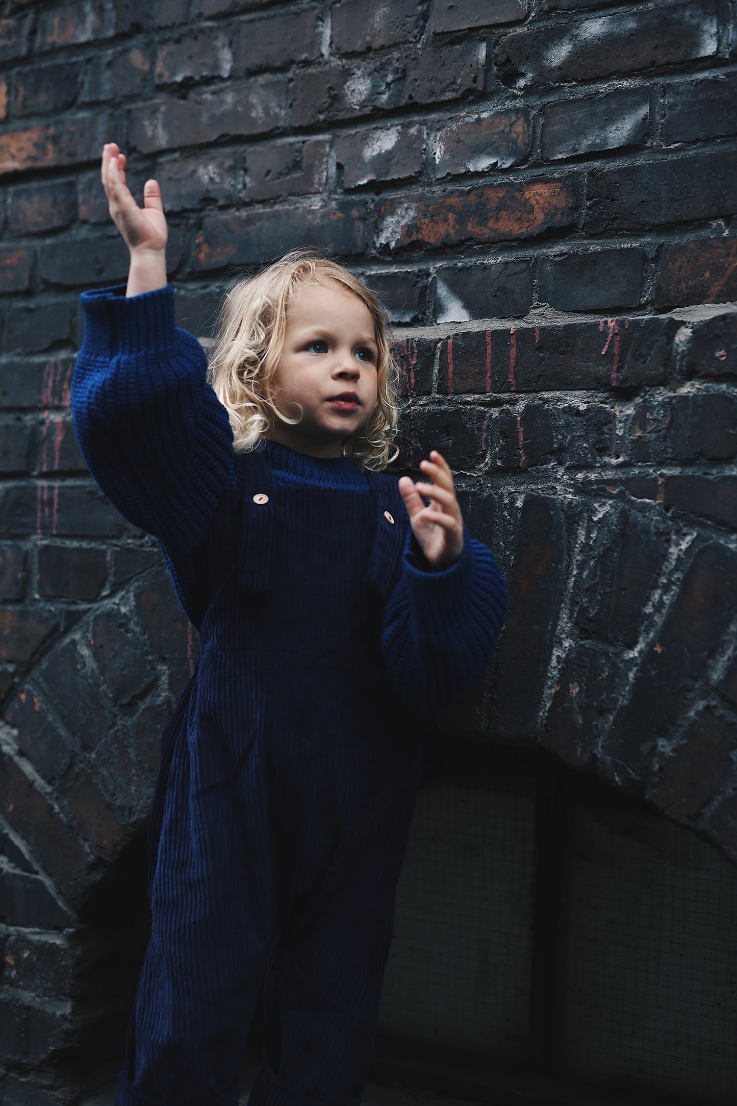 navy dungarees