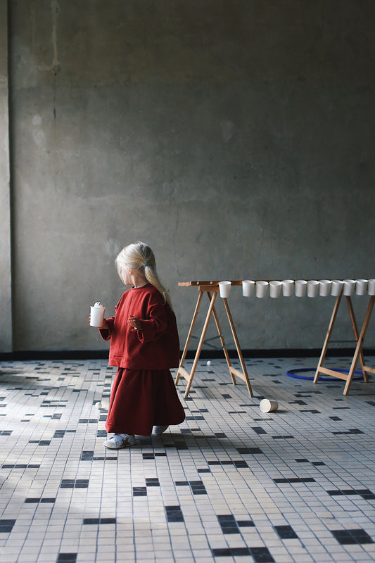 bluza w kolorze rdzy